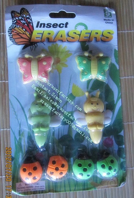 LXB37  Insect Erasers
