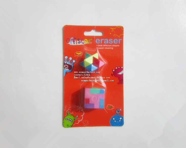 LX342  Puzzle Erasers for Tapping Children Mind