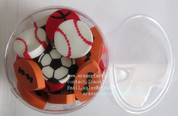 ball series sport erasers