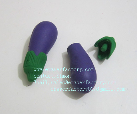  LXF17  Purple Eggplant  Erasers