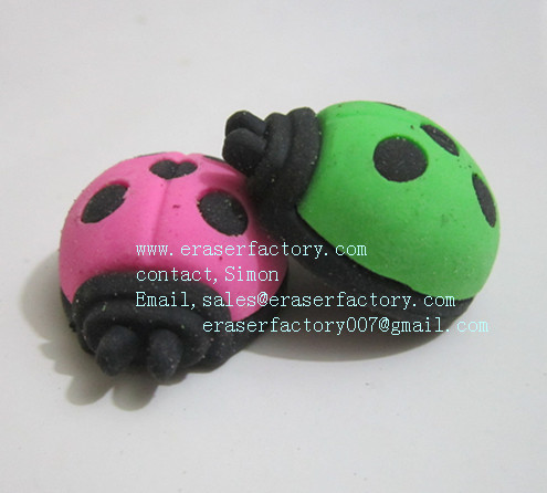  LXA25  ladybug erasers