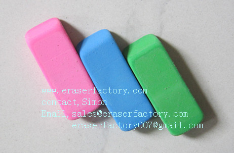  LXC23  beveled office and school erasers