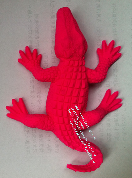 LXA189 jumbo crocodile eraser