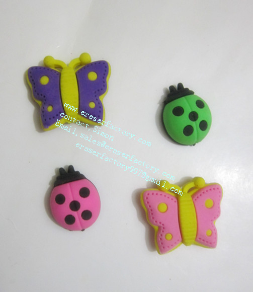 LXS32 Insect Erasers Set 