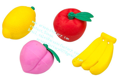 LXS5  Fruit Erasers Set 
