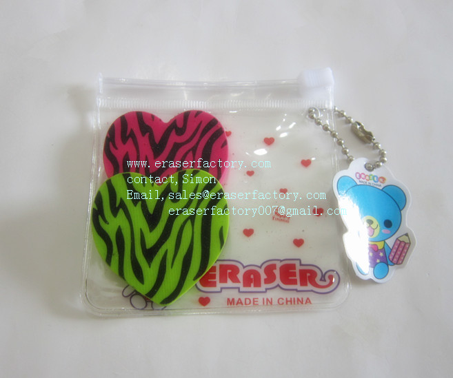 LXN36  New Visional Heart Erasers