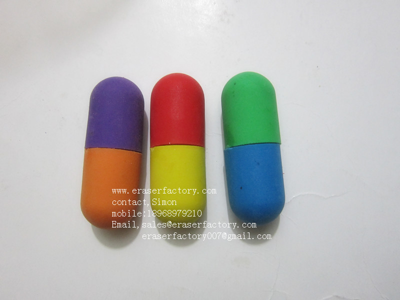 LXU162  capsule erasers